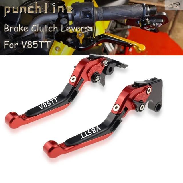 MOTO GUZZI V85TT 2019-2023 Clutch Handles V 85 TT Folding Extendable Brake Levers