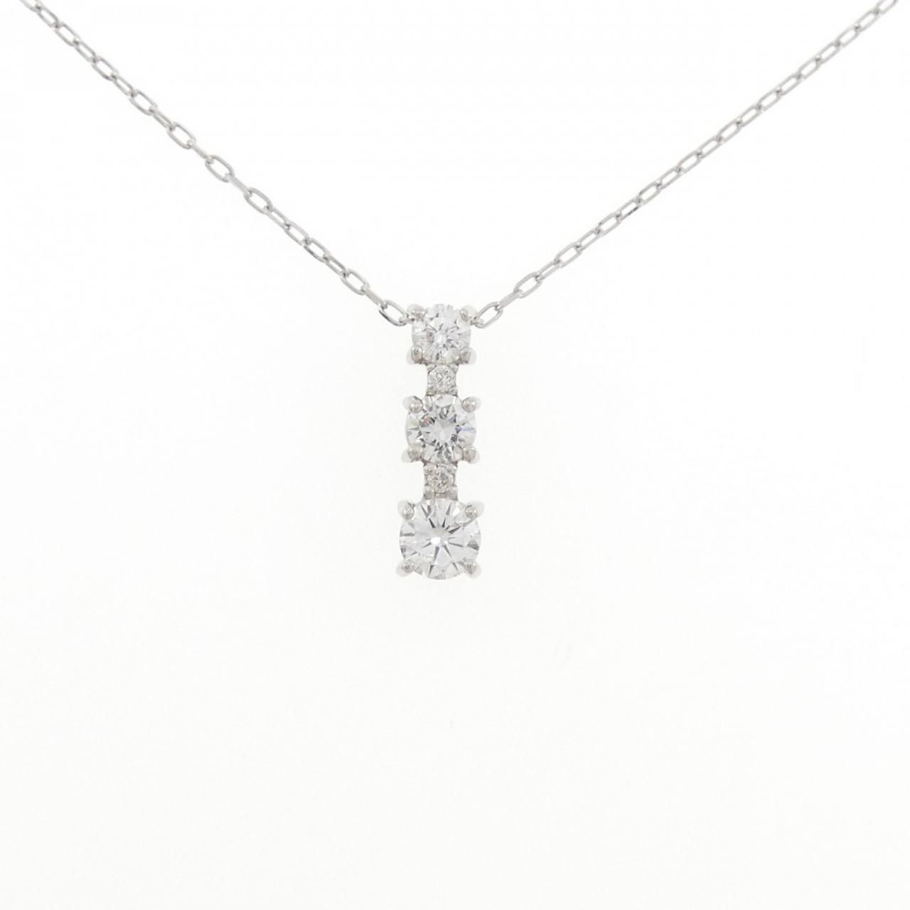 PT900/PT850 ダイヤモンド ネックレス 0.502CT