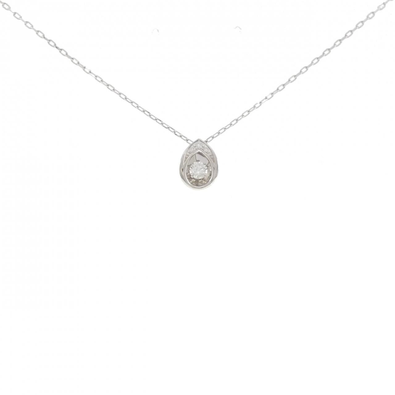 PT900/PT850 ダイヤモンド ネックレス 0.123CT