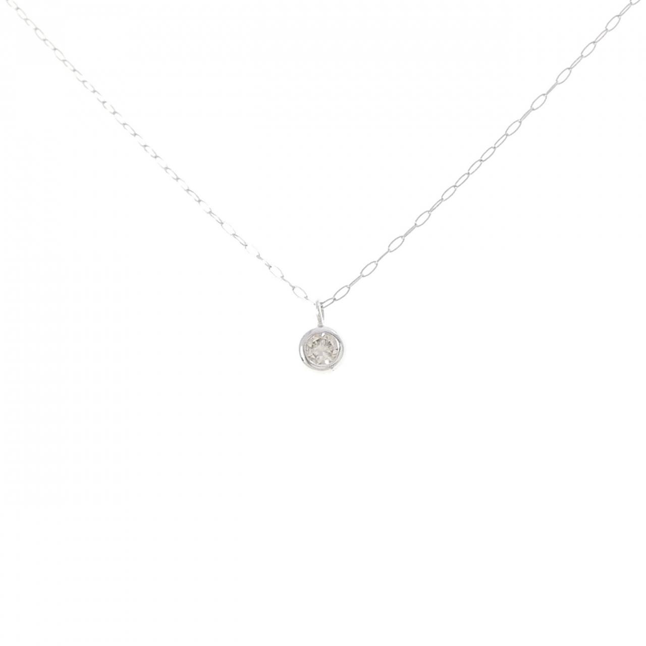 PT900/PT850 ダイヤモンド ネックレス 0.10CT