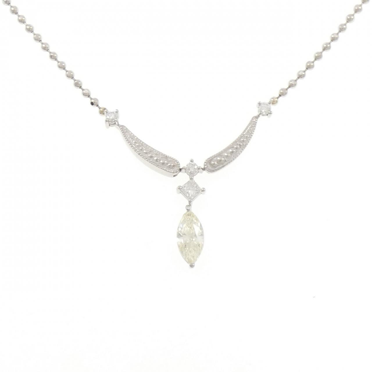 PT900/PT850 ダイヤモンド ネックレス 0.795CT