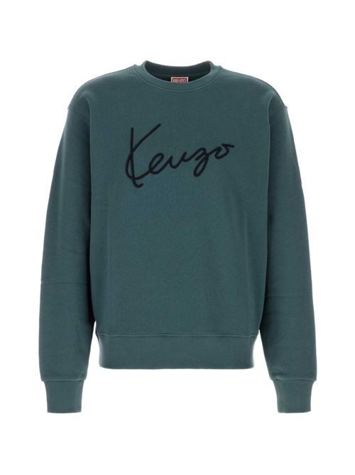 KENZO ロゴ コットン スウェットシャツ 送料無料