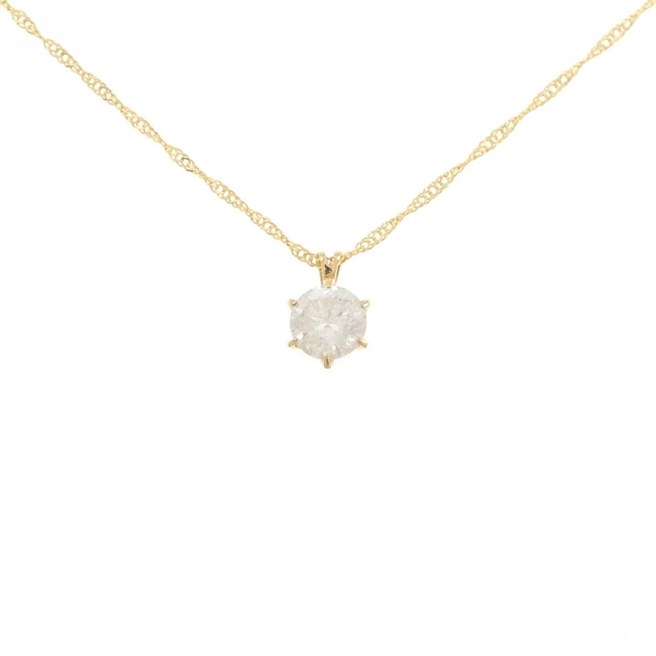 K24YG ダイヤモンド ネックレス 0.836CT
