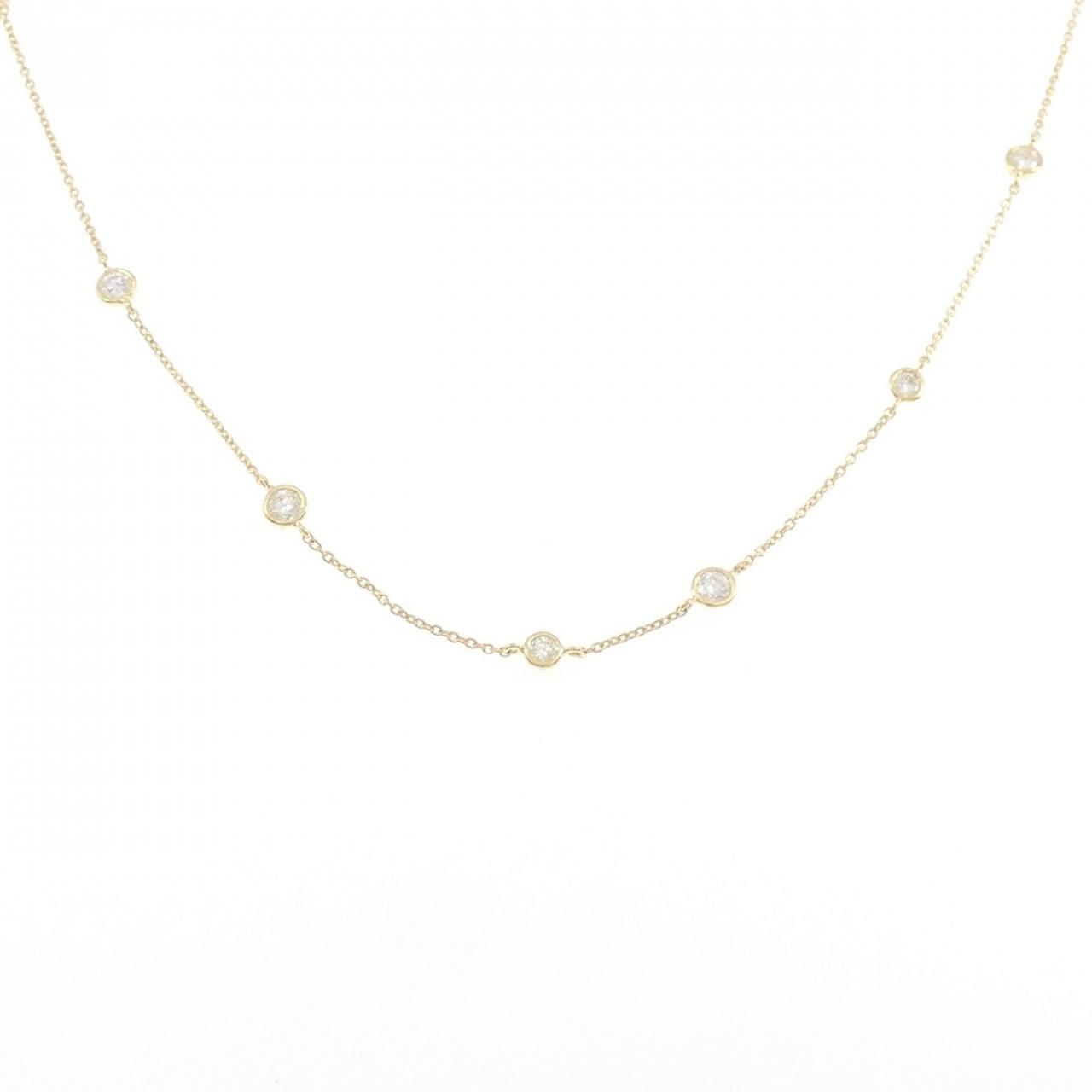 K18YG ダイヤモンド ネックレス 1.30CT
