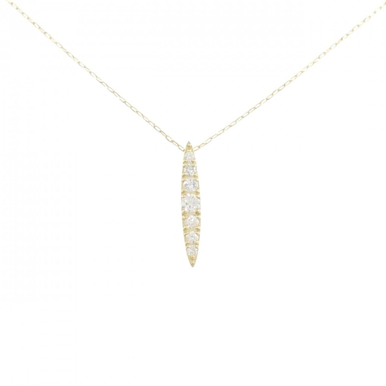 K18YG ダイヤモンド ネックレス 0.15CT