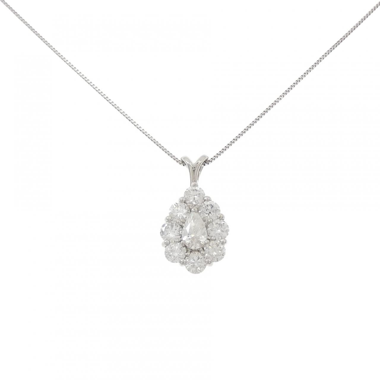 PT900/PT850 ダイヤモンド ネックレス 0.452CT
