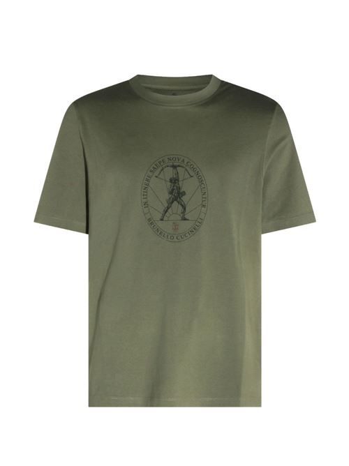 BRUNELLO CUCINELLI ロゴ コットン Tシャツ 送料無料 56,130円