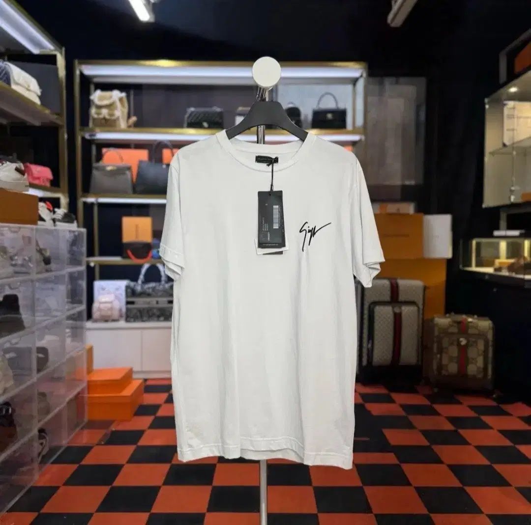 {新品} ジュゼッペ・ザノッティ 刺繍 ロゴ 半袖 Tシャツ