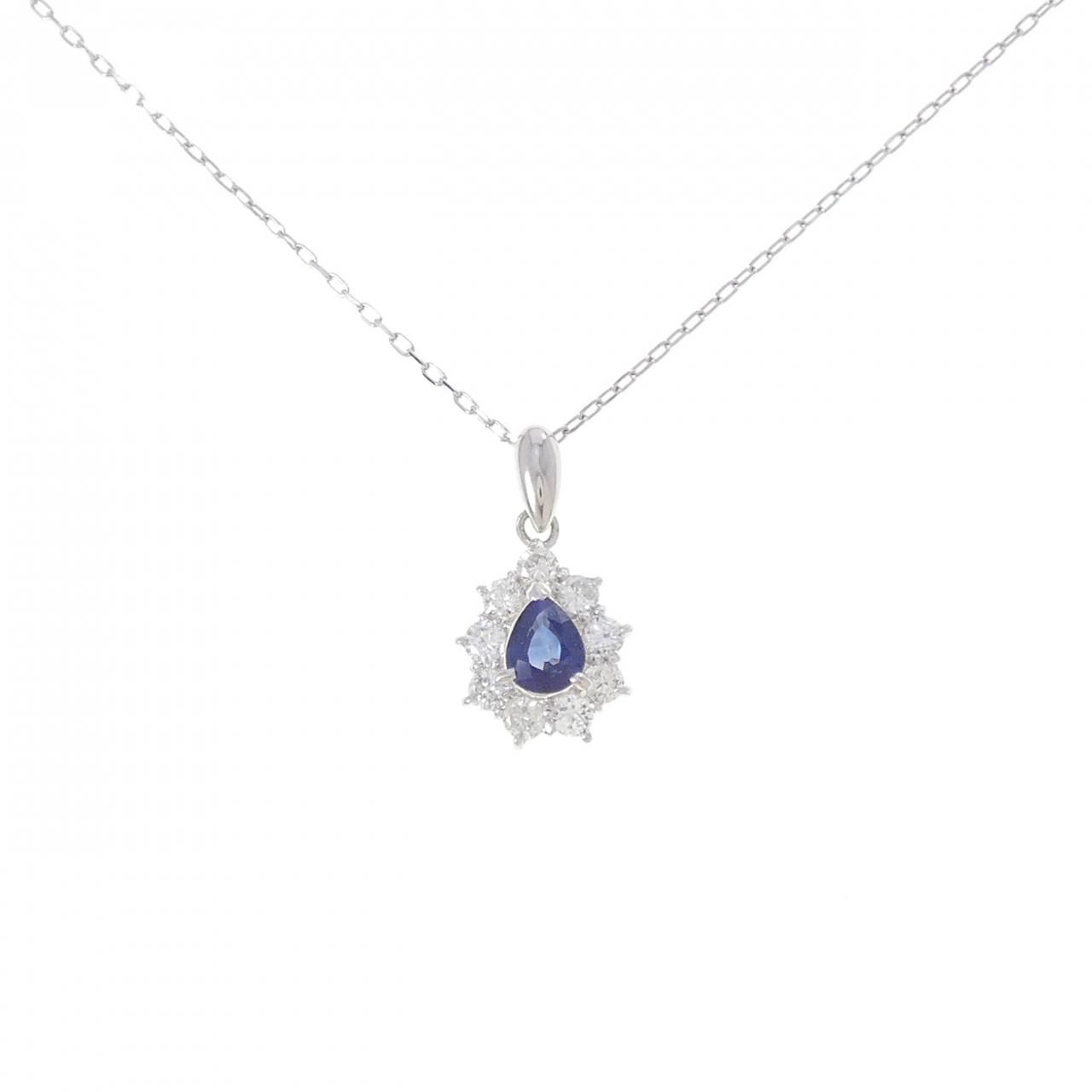 PT900/PT850 サファイヤ ネックレス 0.53CT