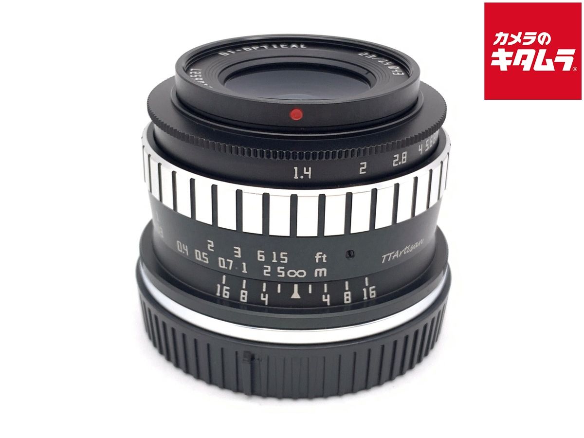 【中古】 【良品】 銘匠光学 TTArtisan 23mm f/1.4 C ニコンZ用 ブラック×シルバー