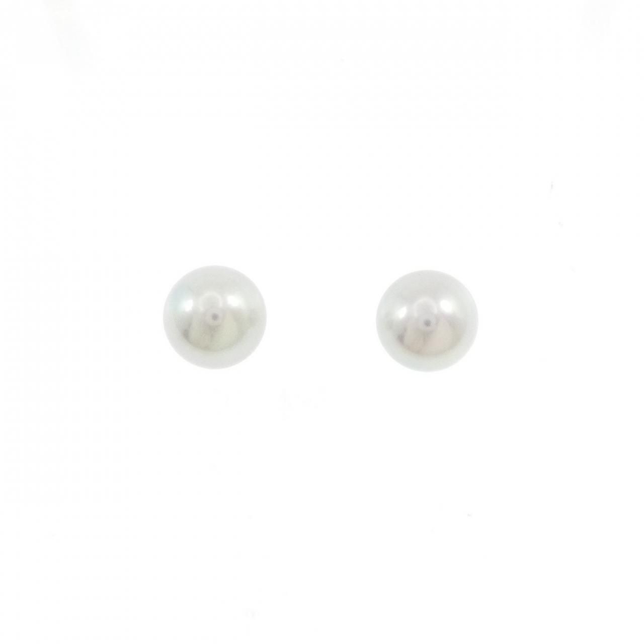 K18WG アコヤパール ピアス 7.3mm 13,206円