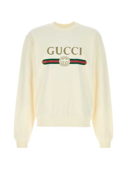 GUCCI グッチ フェイククルーネックスウェットシャツ 送料無料