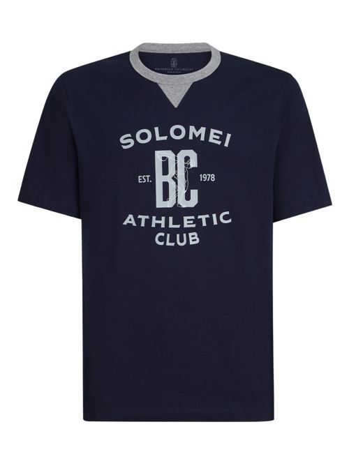 BRUNELLO CUCINELLI ロゴ コットン Tシャツ 送料無料 48,390円