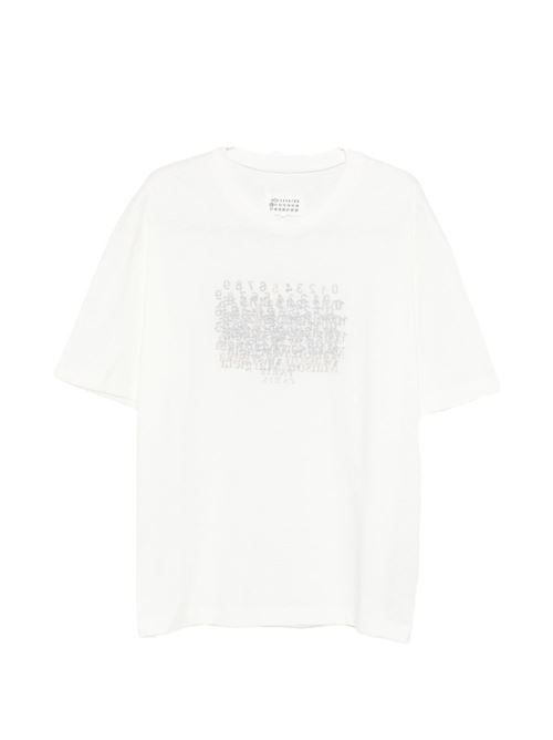 MAISON MARGIELA ロゴ コットン Tシャツ 送料無料