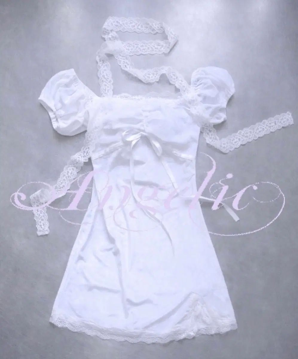 angelic virgins スノウ dress スノウ 白 ONE PIECE