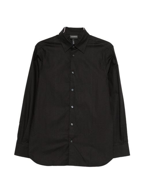 EMPORIO ARMANI ロゴ コットン シャツ 送料無料