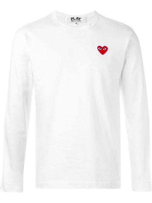 COMME DES GARÇONS PLAY コットン Tシャツ 送料無料