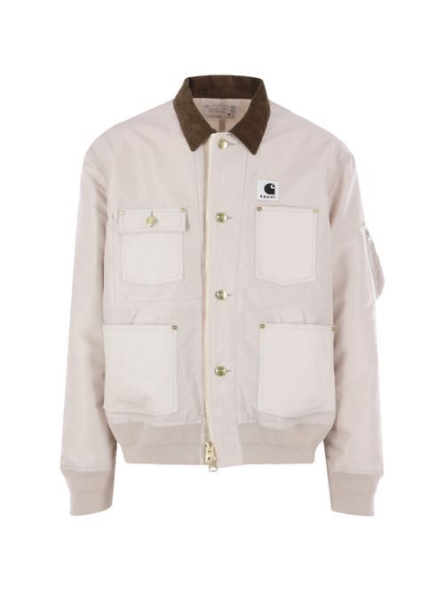 SACAI × CARHARTT WIP ナイロン マルチポケット ジャケット 送料無料