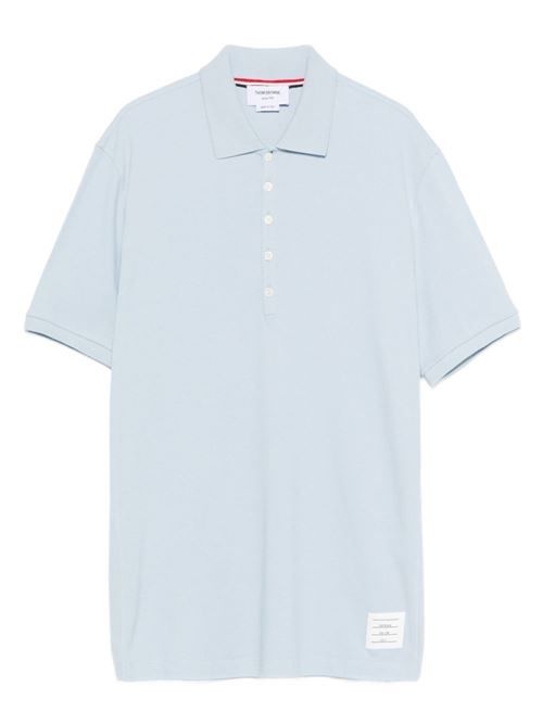 THOM BROWNE コットン ポロシャツ 送料無料