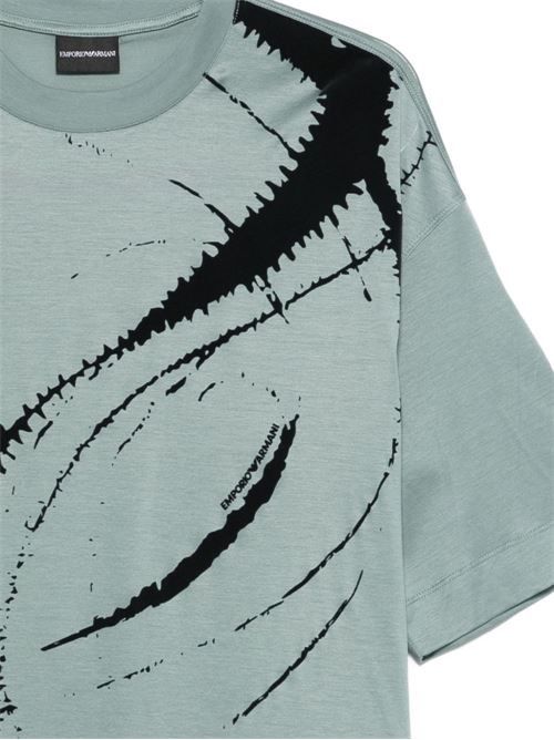 EMPORIO ARMANI コットンブレンド Tシャツ 送料無料 EMPORIO ARMANI コットンブレンド Tシャツ 送料無料