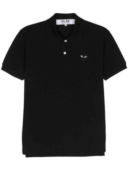 COMME DES GARÇONS PLAY コットン ポロシャツ 送料無料