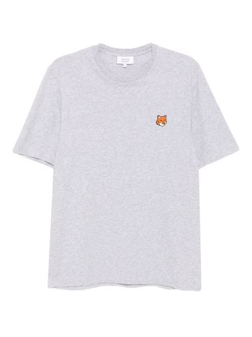 MAISON KITSUNE' FOX HEAD コットン Tシャツ 送料無料