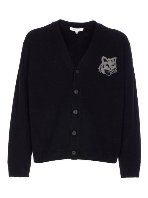 MAISON KITSUNE' ウール V ネック カーディガン 送料無料 41,503円