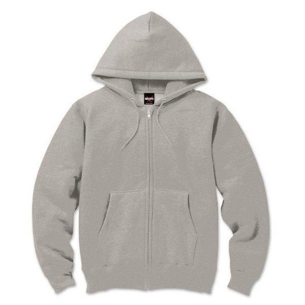 ds-裏起毛 フルジップ パーカー XLサイズ ストーン 12.5oz ヘビーウェイト 綿混 コットン混 保温力抜群 男女兼用