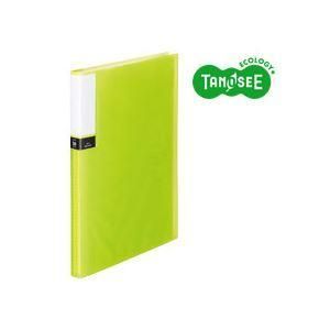ds-（まとめ）TANOSEE クリアブック（透明表紙） A4タテ 36ポケット グリーン 30冊 10,594円