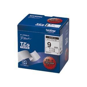 ds-ブラザー BROTHER ピータッチ TZeテープ ラミネートテープ 9mm 白/黒文字 業務用パック TZE-221V 1パック(5個) 6,900円
