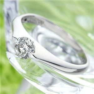 ds-PT900 プラチナ 0.3ctダイヤリング 指輪 パサバリング 15号