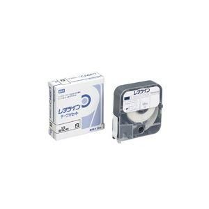 ds-（まとめ）マックス レタツインテープ LM-TP312W 白 12mm×12m 〔×6セット〕