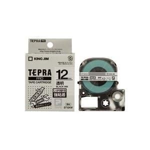 ds-(業務用5セット)キングジム テプラ PROテープ/ラベルライター用テープ 〔強粘着/幅：12mm〕 ST12KW 透明 6,530円