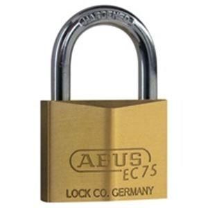 ds-（まとめ）ABUS 南京錠 50mm EC75-50〔×2セット〕