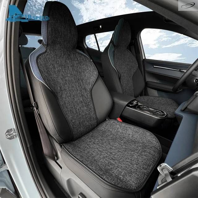 Volvo EX30 2023 - 25 Breathable Linen Four Seasons Car Seat Cushion Protect Mat Seat Pad
