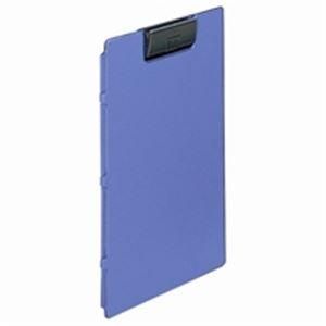 ds-(業務用5セット)LIHITLAB クリップファイル/バインダー 〔A4 ヨコ型〕 F-2650-8 青