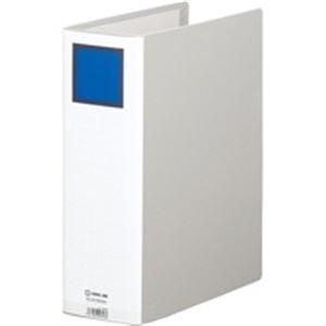 ds-キングジム パイプ式ファイル/スーパードッチ脱着イージー 〔A4/タテ型〕 10冊入り とじ厚：80mm 2478GXA グレー 8,050円