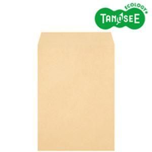 ds-（まとめ）TANOSEE クラフト封筒 テープ付 85g 角2 〒枠なし 500枚入×3パック