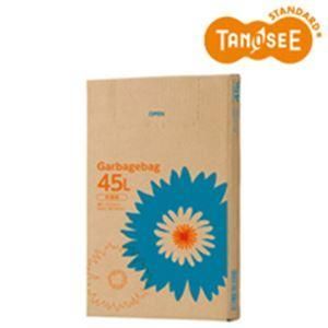 ds-（まとめ）TANOSEE ゴミ袋 半透明 45L 110枚入×6箱