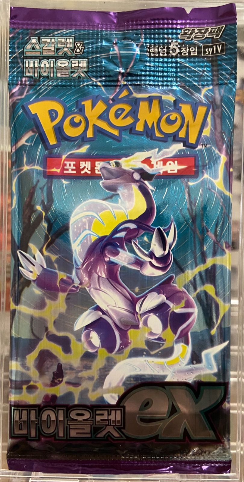 ポケモンカードゲーム バイオレットex sv1V 韓国語版 未開封パック