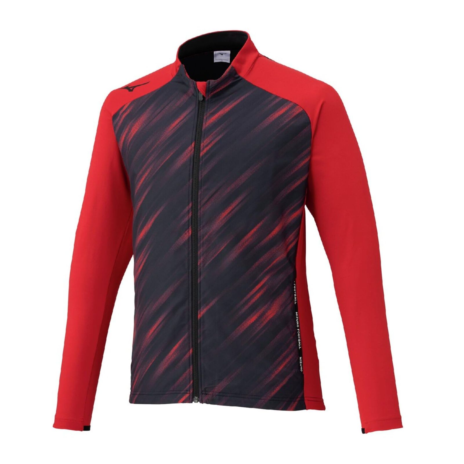 新品 [ミズノ] サッカーウェア ニットシャツ P2MCAB35 ユニセックス ブラック×レッド 2XL 9,124円