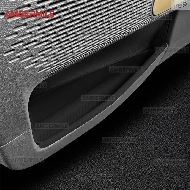 Car Door Side Storage Box Mini Cooper E SE J01 EV Electric 2024 - 26 Door Handle Organizer Stowing Tidying Silicone