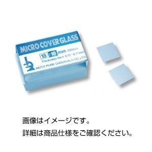ds-（まとめ）カバーグラス 武藤化学製1818〔×10セット〕