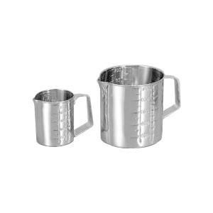 ds-（まとめ）ステンレスビーカー2000ml 本体〔×3セット〕