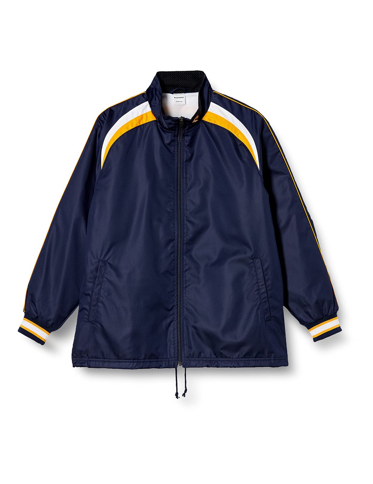 新品 [CONVERSE(コンバース)] バスケ ジャケット ウォームアップジャケット 撥水 透湿 通気性 CB162506S ネイビー/ホワイト 日本 O (日本サイズ2L相当)
