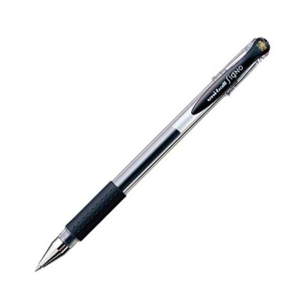 ds-(まとめ) 三菱鉛筆 ゲルインクボールペン ユニボール シグノ 極細 0.38mm 黒 UM151.24 1本 〔×40セット〕