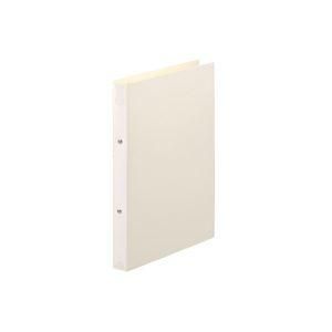 ds-（まとめ） TANOSEE リングファイル（PP表紙） A4タテ 2穴 180枚収容 背幅31mm オフホワイト 1冊 〔×20セット〕