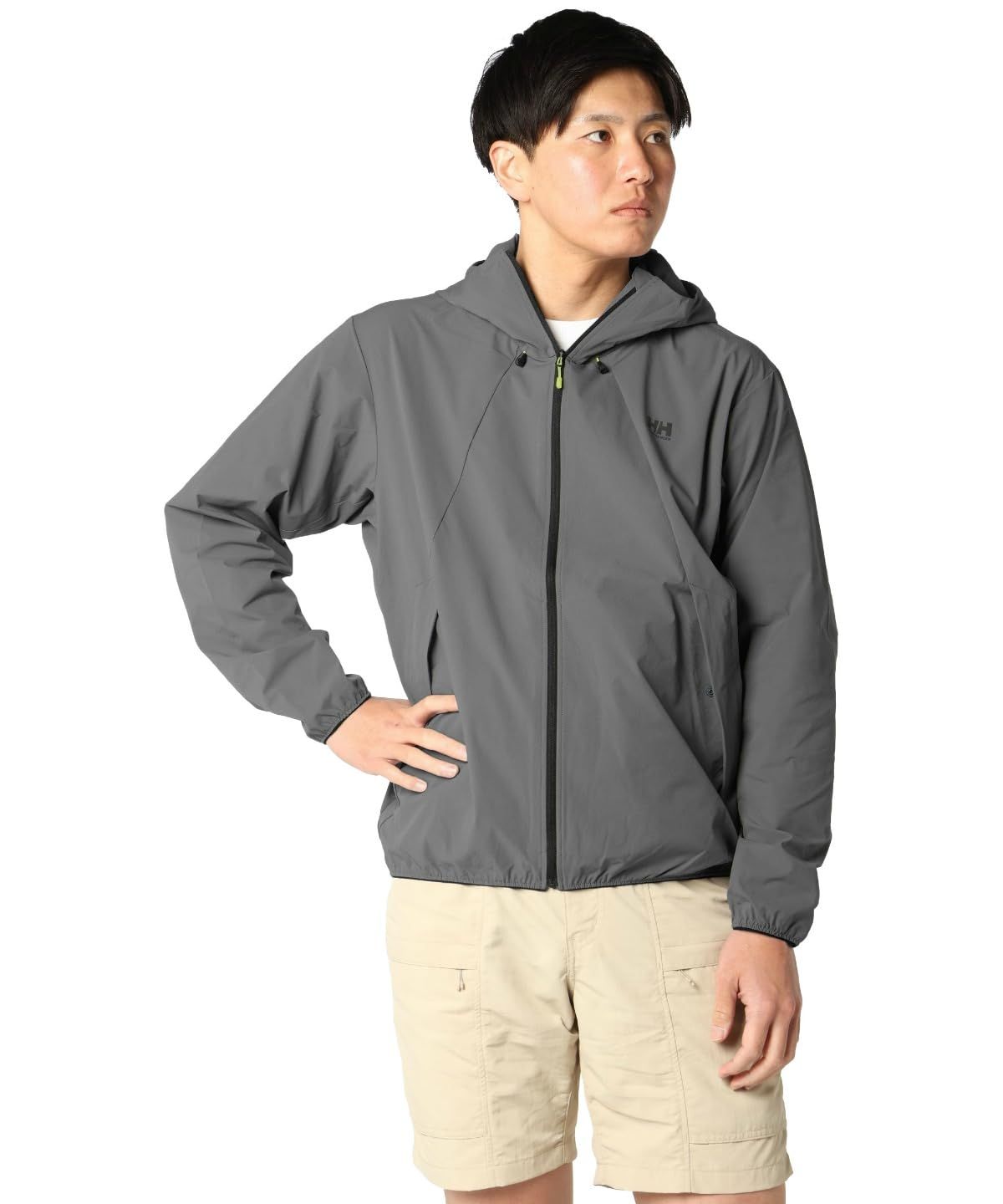 新品 [ヘリーハンセン] ジャケット Luster Stretch Wind Jacket スカイグレー L