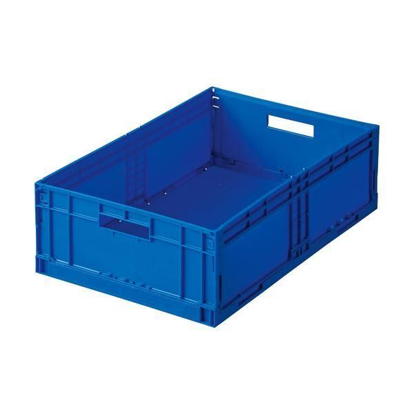 ds-（まとめ） 岐阜プラスチック工業 折りたたみコンテナ F-BOX 26L F-BOX122G1 1台 〔×2セット〕