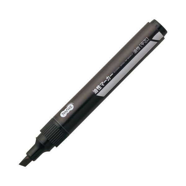 ds-（まとめ） TANOSEE キャップ式油性マーカー シングル 太字 黒 1セット（50本） 〔×4セット〕 11,506円
